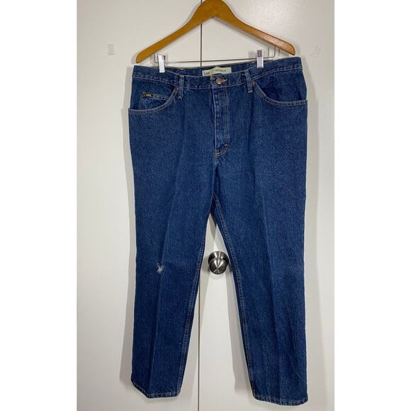Lee Regular Fit Straight Leg Blue Jeans W 40 X L 30 SHORT - Picture 7 of 9